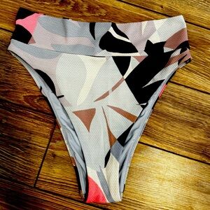 Aerie high cut cheeky swim bottoms